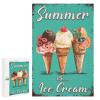 1000 PCS Wood Jigsaw Puzzles for Adults Summer is... Ice Cream Puzzles for Adults Games Educational Toys Gifts view 1