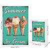 1000 PCS Wood Jigsaw Puzzles for Adults Summer is... Ice Cream Puzzles for Adults Games Educational Toys Gifts view 3
