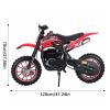 50cc Dirt Bike for Kids 8-14, 4-Stroke Gas-Powered Mini Bike with Shock Absorption & Soft Seat, Up to 25 MPH Off-Road Motorbike with Terrain Tires, Ideal Youth Pit Bike for Beginners view 2