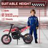 50cc Dirt Bike for Kids 8-14, 4-Stroke Gas-Powered Mini Bike with Shock Absorption & Soft Seat, Up to 25 MPH Off-Road Motorbike with Terrain Tires, Ideal Youth Pit Bike for Beginners view 4