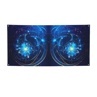 Daisy Flowers Print Party Banner,Versatile Event Flags,Best For Party Decorations And Birthday Parties