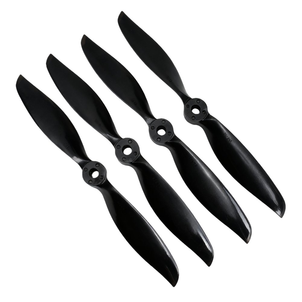 5PCS 2-Blade Black Propeller Set 6x4E 9x6E 8x6E 12x6E 14x7E with 8mm Hub RC Airplane Drone Props for High-Speed Performance (5 PCS 5x5E)