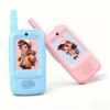 Video Walkie Talkies for Kids, 2 Pack Rechargeable Intercome with HD Camera & Voice Changer, Long Range Gift Toys for Boys & Girls Ages 3-8 for Outdoor Play, Camping, Travel, Hiking view 1