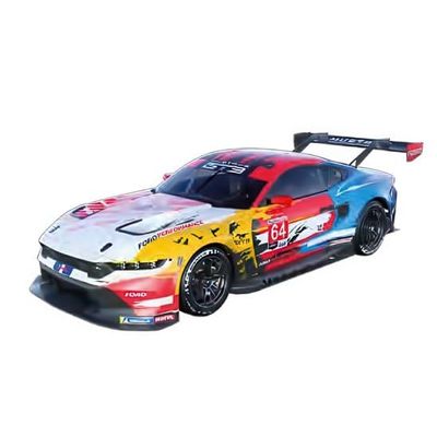 Carrera 27807 Ford Mustang GT3 Champion Spirit, No.64 1:32 Scale Evolution Analog Slot Car Racing Vehicle