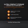 CRYPTO SEED STORAGE Satorilock Single-Sided Titanium Tablet, TC4 Titanium Alloy Crypto Seed Backup, Cold Storage for 24-Word Seed Phrase, Metal Plate, Compatible with Ledger, Trezor & BIP39 Wallets view 3