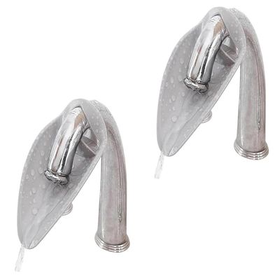 2Pcs Faucet Extender for Toddlers - Sink Extender for Kids Hand Washing, Bathroom Sink Spout Wash Helper for Children Baby Bathroom Safety Sink Extender for Kids, Faucet Extender for Kids