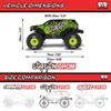 ARRMA Gorgon GROM 4X4 1/16 RC Monster Truck, RTR, Red view 4