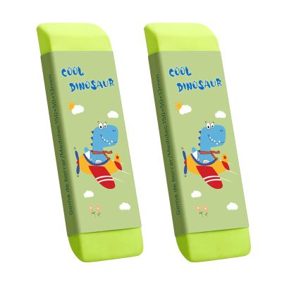 2 Pieces Cute Cartoon Pencil Erasers Giant Super Big Art Painting School Supplies