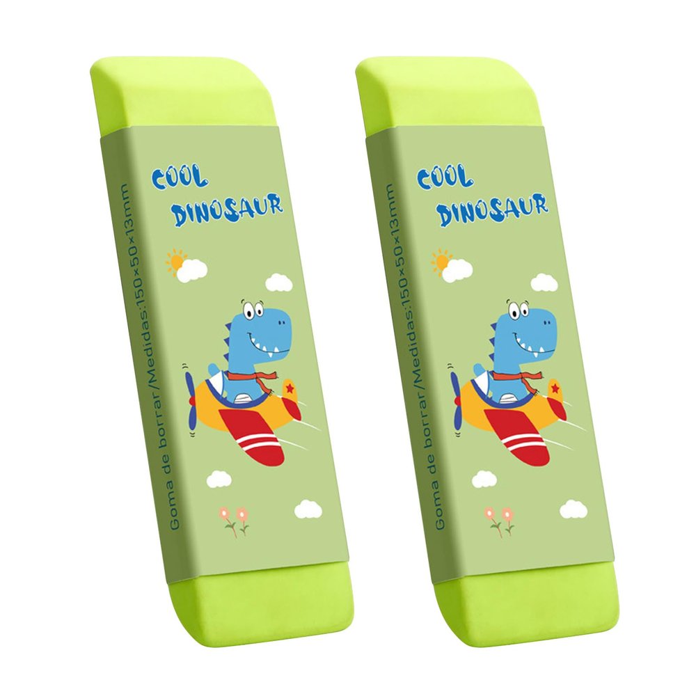 2 Pieces Cute Cartoon Pencil Erasers Giant Super Big Art Painting School Supplies