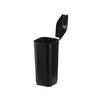 100 COUNT | POLLEN GEAR 20 Dram Child Resistant Box Pop Top Containers Recyclable BPA-Free Plastic Bottles for Storage, Smell Resistant & Air Resistant (Opaque Black, Recyclable, Square) view 1