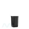 100 COUNT | POLLEN GEAR 20 Dram Child Resistant Box Pop Top Containers Recyclable BPA-Free Plastic Bottles for Storage, Smell Resistant & Air Resistant (Opaque Black, Recyclable, Square) view 2