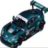 Carrera 27804 Aston Martin Vantage AMR GT3 Evo Blackthorn AMR, No.87 British GT 2024 1:32 Scale Evolution Analog Slot Car Racing Vehicle view 2