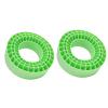 Fabater RC Tire Insert, Double Layer Hollow Water Resist 2.2 Inch Tire Insert, Silicone Tires with Lightweight High Elasticity Material for 1 10 Scale RC Crawler Cars (Green) view 1