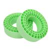Fabater RC Tire Insert, Double Layer Hollow Water Resist 2.2 Inch Tire Insert, Silicone Tires with Lightweight High Elasticity Material for 1 10 Scale RC Crawler Cars (Green) view 3