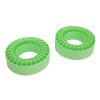 Fabater RC Tire Insert, Double Layer Hollow Water Resist 2.2 Inch Tire Insert, Silicone Tires with Lightweight High Elasticity Material for 1 10 Scale RC Crawler Cars (Green) view 4