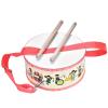 Cryfokt Child Toy Drum Handheld Wooden Percussion Instrument for Kids Sing and Dance Events view 3