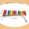 Bffcnl Rainbow Xylophone 15 Note Sturdy Christmas Gift Multi Colored Musical Toy view 3
