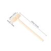 HEANUJJ 50pcs Mini Wooden Hammer for Sturdy Antidrop Educational Pounding for Group Activities Enhances Hand-Eye Coordination and Fine Motor Skills Safe Creative for Classroom and Home Use view 2