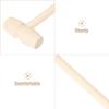 HEANUJJ 50pcs Mini Wooden Hammer for Sturdy Antidrop Educational Pounding for Group Activities Enhances Hand-Eye Coordination and Fine Motor Skills Safe Creative for Classroom and Home Use view 3