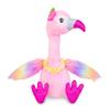 Cuddle Barn Dancing Flamingo Plush Toy - Sunset Susie | Dances and Flaps Rainbow Wings to Song Tutti Frutti | Musical Tropical Bird Stuffed Animal with Motion | Funny for Kids and Adults - 14" view 1
