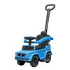 Best Ride On Cars Kids Outdoor Stroller Mercedes G-Wagon 3-in-1 Push Car with Detachable Handle, Safety Rails, and Working Horn, Blue view 1