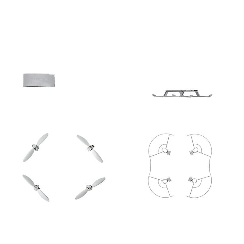 2 Pairs for Mini SE Propellers Quick Release Props Low Noise Folding Propeller Blade for Mavic Mini 2 Drone Accessories(4in1 combo set)