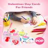 32-Packs Bulk Valentines Day Gifts for Kids  Valentines Day Pop Fidget Toys for School Classroom Exchange Party Favor Supplies view 4