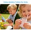 Video Walkie Talkies for Kids, Handheld 2 Pack Rechargeable Kids Video walkie talkies,Long Range Ideal for Family Games, Outside, Camping, Hiking (Pink) view 3