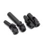rc car DriveShafts Compatible with Trax for TRX4M 1/18 RC Crawler Car Upgrade Modification Parts Accessories 2pcs Metal CVD Driveshaft 9751(Silver) view 3
