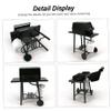 1 12 Scale Dollhouse Accessories, Metal BBQ Grill Mini Dollhouse Accessories with Gas Tank, DIY Miniature for Decoration view 2