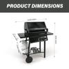 1 12 Scale Dollhouse Accessories, Metal BBQ Grill Mini Dollhouse Accessories with Gas Tank, DIY Miniature for Decoration view 3
