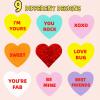 1000PCS Valentines Heart Stickers for Kids, 1.5" Valentines Day Stickers Love Decorations Accessories Labels for Anniversaries Wedding Crafts Classrooms Decorations Valentines Cards 2 Rolls view 3