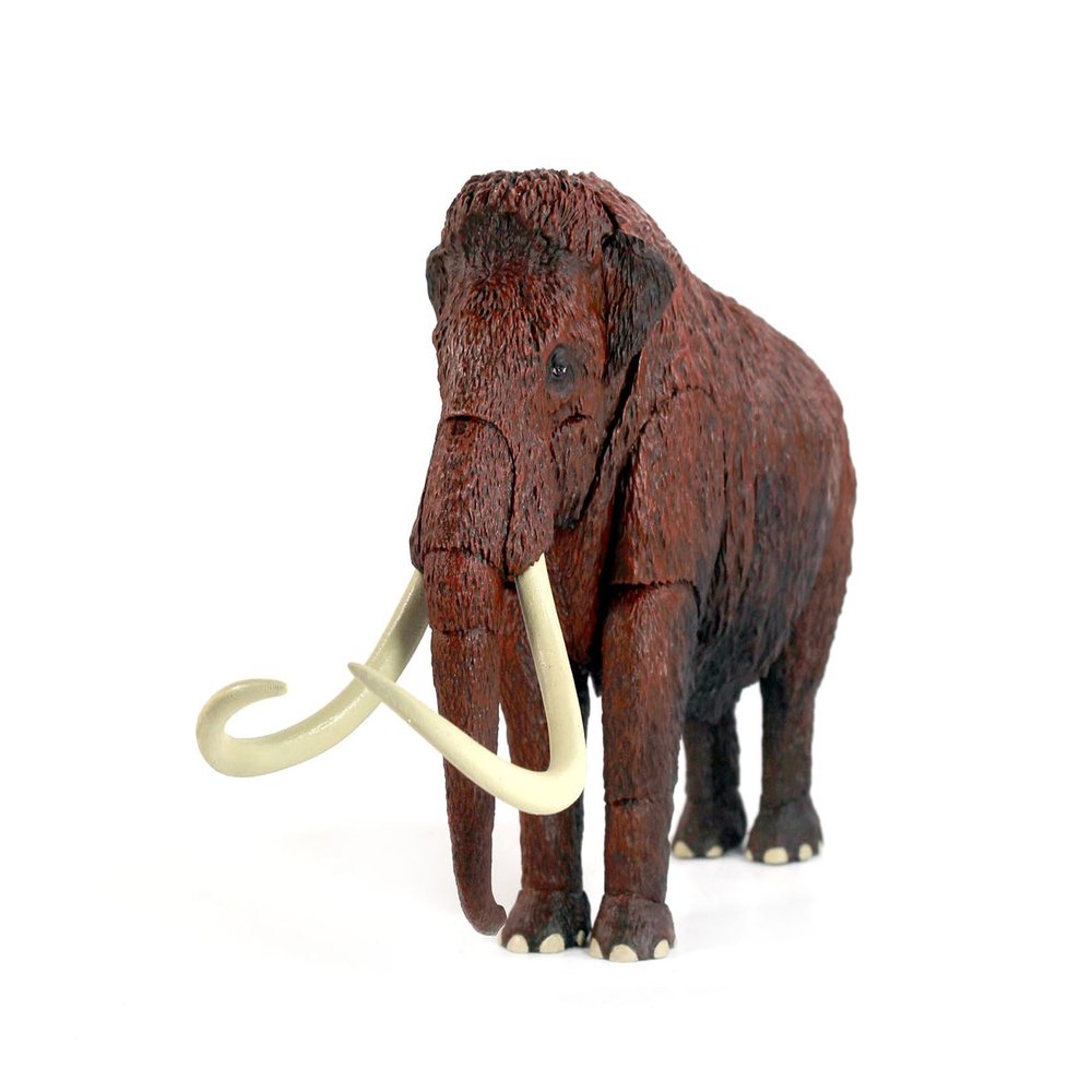 1:35 Scale Action Figure Woolly Mammoth Model Animal Figure Collector