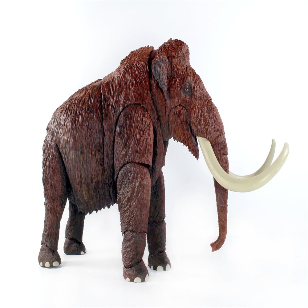 1:18 Scale Action Figure Mammuthus Primigenius Model Collector Scence Decor