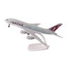 ZFQSEXTWT 20cm Alloy Metal Fit for Aviation B777 Airbus A380 Aircraft Die Cast Model with Wheels Landing Gear Hobby Playgame Kit view 1