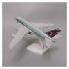 ZFQSEXTWT 20cm Alloy Metal Fit for Aviation B777 Airbus A380 Aircraft Die Cast Model with Wheels Landing Gear Hobby Playgame Kit view 3