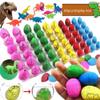 60pcs Hatching Dinosaur Eggs, Grow in Water Dino Eggs with Toys Inside Birthday Gifts Goodie Bag Stuffers, Hatching Growing Dino Dragon Hunting Game Easter Basket Stuffers Birthday Easter Gifts view 2