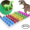 60pcs Hatching Dinosaur Eggs, Grow in Water Dino Eggs with Toys Inside Birthday Gifts Goodie Bag Stuffers, Hatching Growing Dino Dragon Hunting Game Easter Basket Stuffers Birthday Easter Gifts view 3