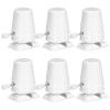 Angoily 6pcs Wind Up Walking Toy Mechanism, Clockwork Spring Base for DIY Clay Crafts, Replacement Accessories for Handmade Projects, White view 1