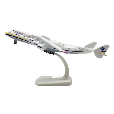 ZFQSEXTWT 20cm Fit for ANTONOV 225 An-225 Mriya 1 400 Scale Die-Cast Airplane Model Plane and Wheels Hobby Playgame Kit