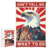1000 PCS Wood Jigsaw Puzzles for Adults Eagle Dont Tell Me What to Do Coffee Puzzles for Adults Games Educational Toys Gifts view 1