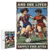 1000 PCS Wood Jigsaw Puzzles for Adults Football Girl Playing Football and She Lived Happily Ever After Puzzles for Adults Games Educational Toys Gifts view 1