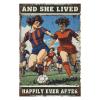 1000 PCS Wood Jigsaw Puzzles for Adults Football Girl Playing Football and She Lived Happily Ever After Puzzles for Adults Games Educational Toys Gifts view 2