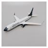 ZFQSEXTWT 20cm Alloy Metal Aviation Blue Panorama B737 Boeing 737 Die Cast Airplane Model Souvenir Collection Or Gift Hobby Playgame Kit view 2