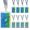 50 Sets Science Name Badge Science Decorations Party Science Lanyards and PVC VIP Pass Cards for Scientist Accessories Science Birthday Party Decorations Science Lab Decorations Science Party Favors view 1