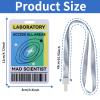 50 Sets Science Name Badge Science Decorations Party Science Lanyards and PVC VIP Pass Cards for Scientist Accessories Science Birthday Party Decorations Science Lab Decorations Science Party Favors view 2