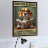 1000 PCS Wood Jigsaw Puzzles for Adults Beagle Reading Newspaper Beagle Dog Please Sit Yourself The Best Sit in The House Puzzles for Adults Games Educational Toys Gifts view 4