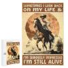 1000 PCS Wood Jigsaw Puzzles for Adults Cowboy Sometimes I Look Back On My Life and IM Seriously Impressed Im Still Alive Puzzles for Adults Games Educational Toys Gifts view 1