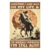 1000 PCS Wood Jigsaw Puzzles for Adults Cowboy Sometimes I Look Back On My Life and IM Seriously Impressed Im Still Alive Puzzles for Adults Games Educational Toys Gifts view 2
