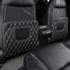 Car Seat Back Kick Protectors for Mercedes C class S203 S204 S205 C204 C205 W203 W204 W205 2000-2025, 2-Pack Universal Leather Anti-Scratch Pad Resistant Waterproof Mats for Most SUVs Truck Minivans view 2